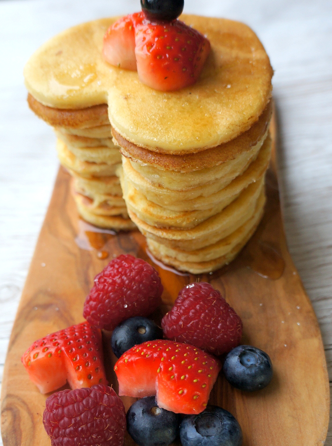 Gluten Free Heart Pancakes | Valentines By Katie Bucknell