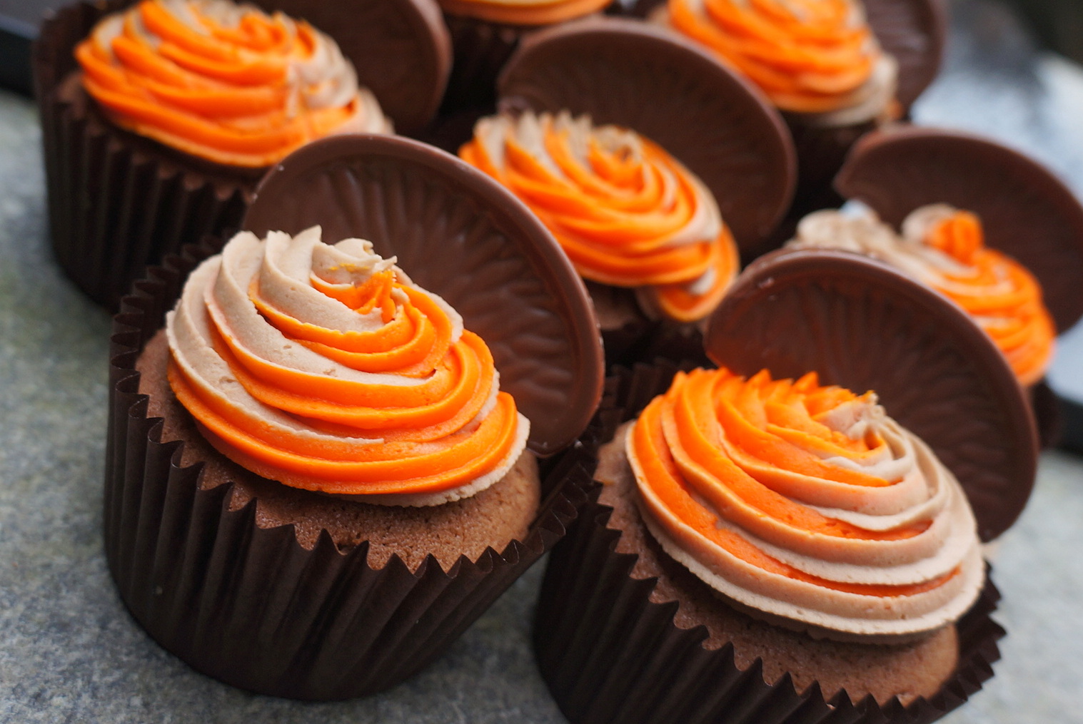 Gluten Free Chocolate Orange Cupcakes | Katie Bucknell