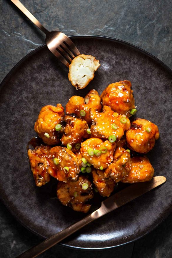 Gluten Free Crispy Cauliflower | Katie Bucknell